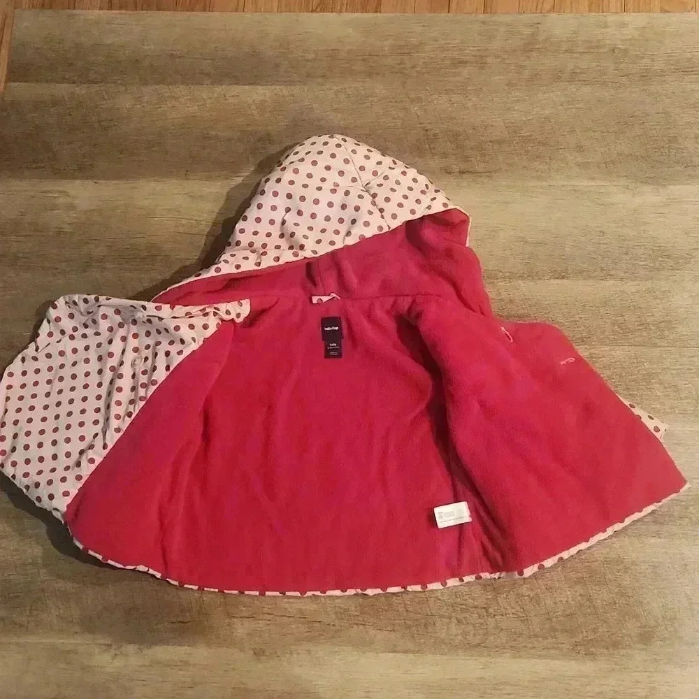 Baby Gap Polka Dot Hooded Coat